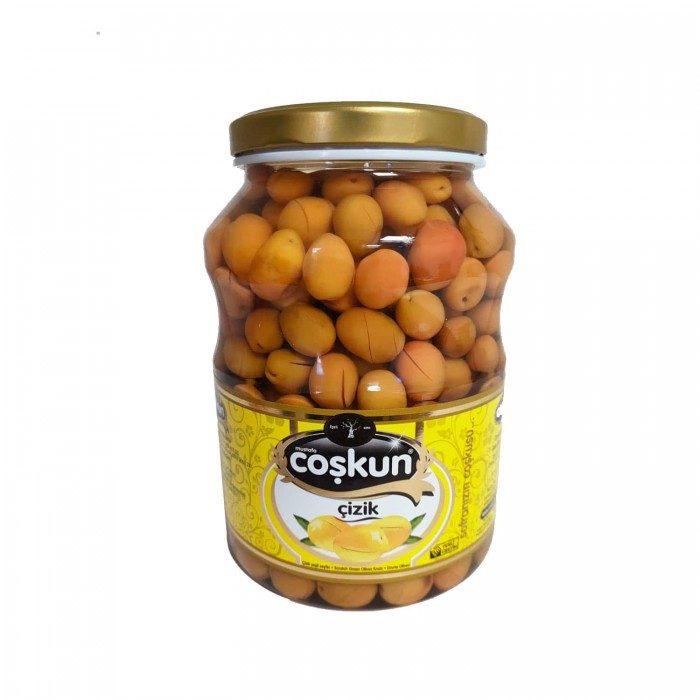 Edremit Yeşil Zeytin Çizik 1.2 Kg  201-230 Edremit XL