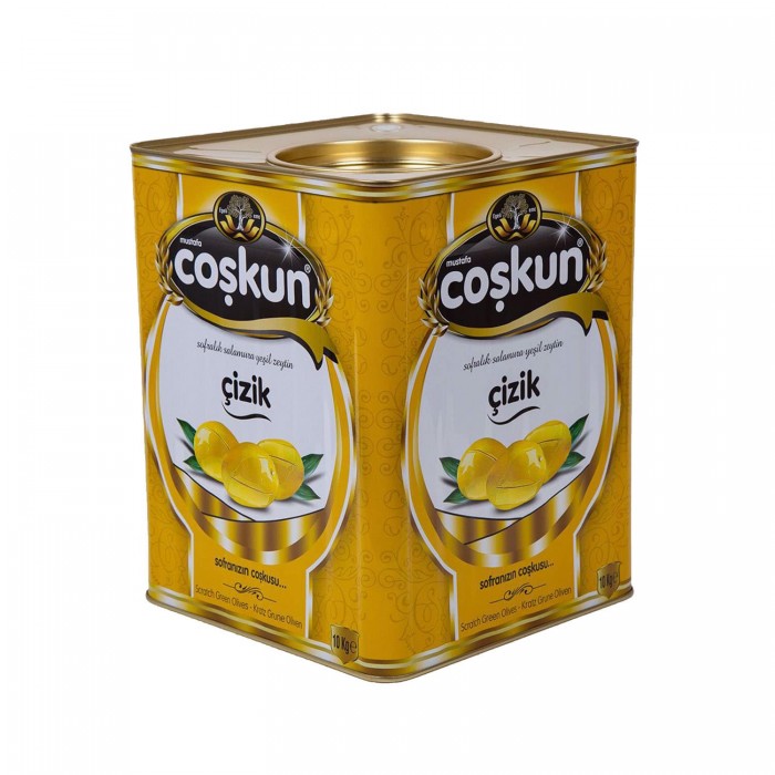 Yeşil Çizik Zeytin 201-230 XL 10 Kg