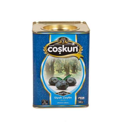 Yağlı Sele Siyah Zeytin L 3.6 Kg