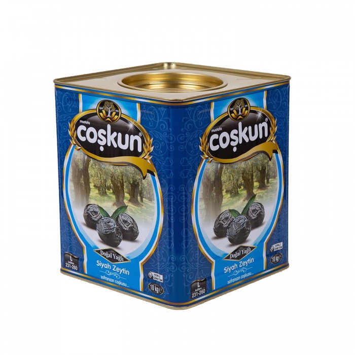 Yağlı Sele Siyah Zeytin L 10 Kg